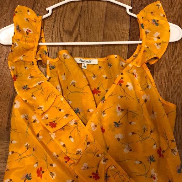 Madewell Silk Top - Picture 3 of 4